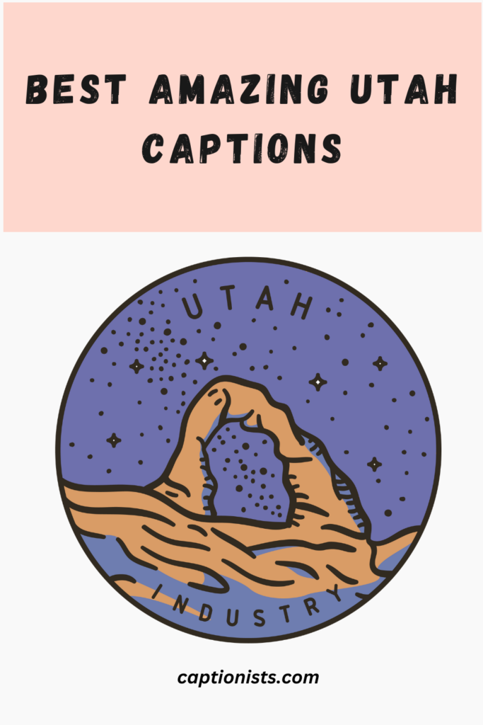 Utah Captions Pin
