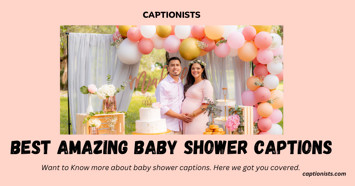 baby shower captions